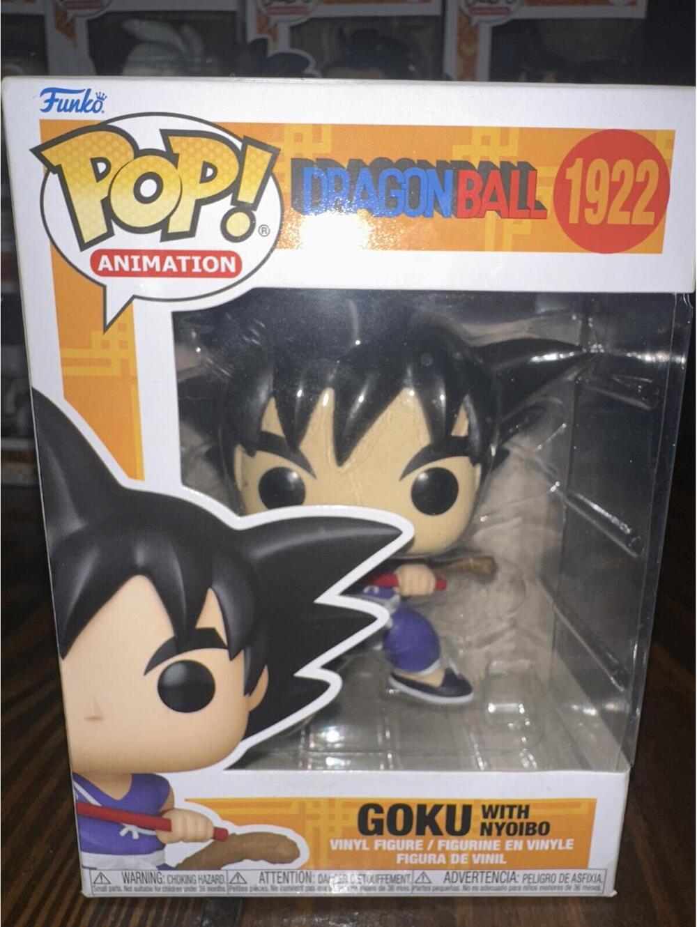 Funko Pop! Animation Dragon Ball Goku with Nyoibo Vinyl Figure #1922